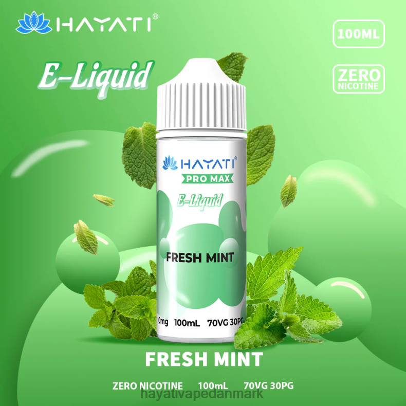 Hayati Flavour List | Hayati Pro Max gode salte frisk mynte TF62V255