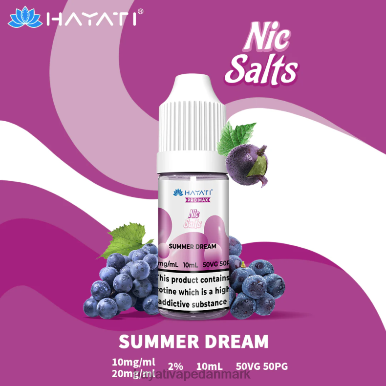 Hayati Flavour Vapes | Hayati Pro Max gode salte sommer drøm TF62V246