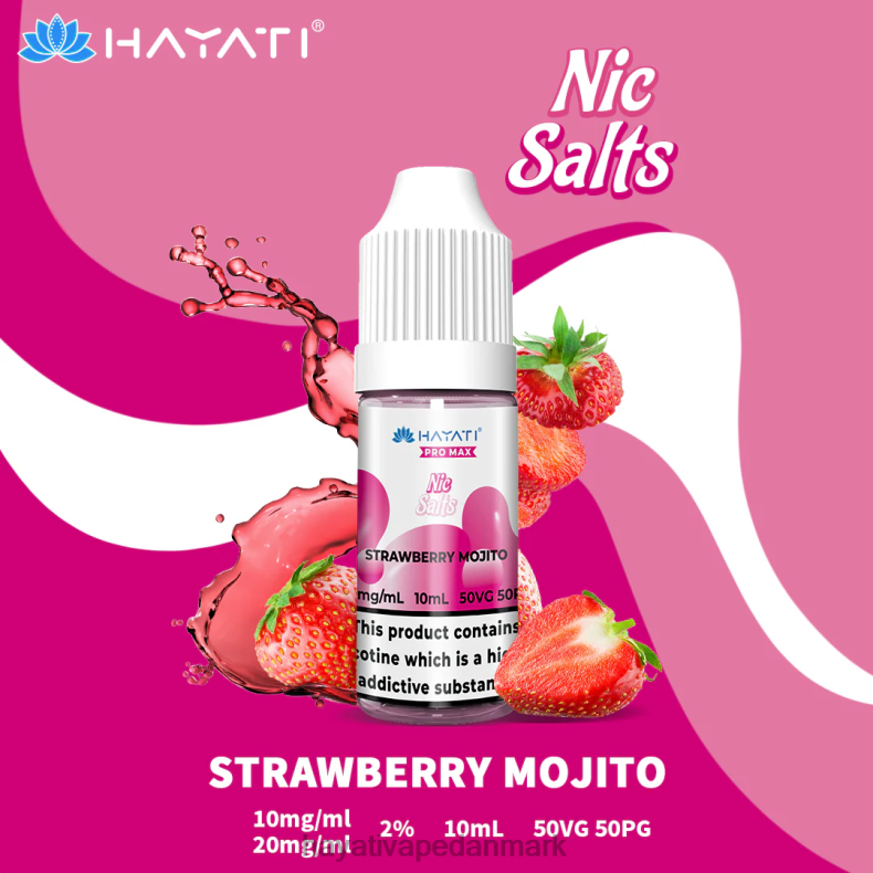 Hayati Flavours Deutschland | Hayati Pro Max gode salte jordbær mojito TF62V244