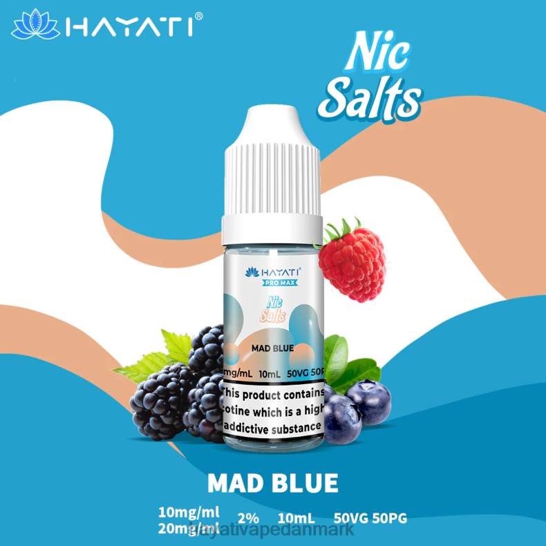 Hayati Vape Deutschland | Hayati Pro Max gode salte gal blå TF62V243