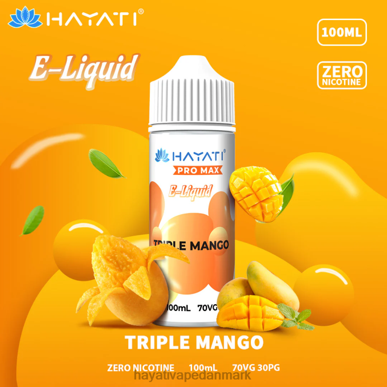Hayati Vape Review | Hayati Pro Max gode salte tredobbelt mango TF62V258