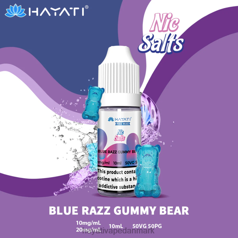 Hayati Vape Shop | Hayati Pro Max gode salte blå razz gummibjørn TF62V247
