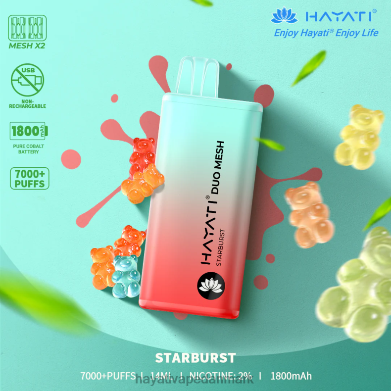 Hayati Deutschland | Hayati Duo Mesh engangs stjerneudbrud TF62V181