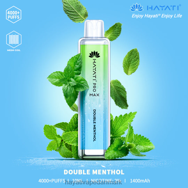 Hayati Berlin | Hayati Pro Max engangs dobbelt mentol TF62V102
