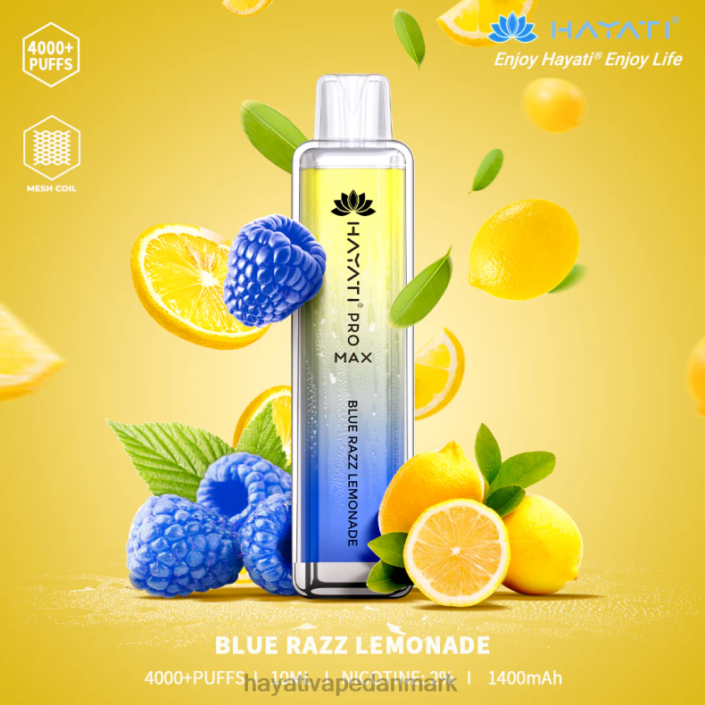 Hayati Flavour List | Hayati Pro Max engangs blå razz limonade TF62V95