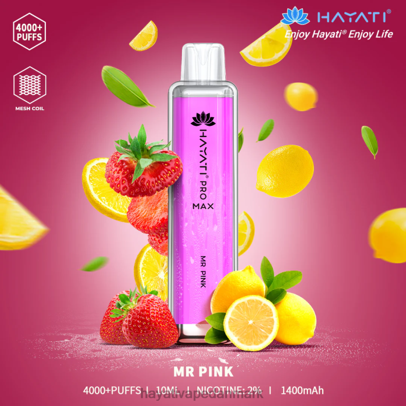 Hayati Flavour List | Hayati Pro Max engangs hr. pink TF62V135