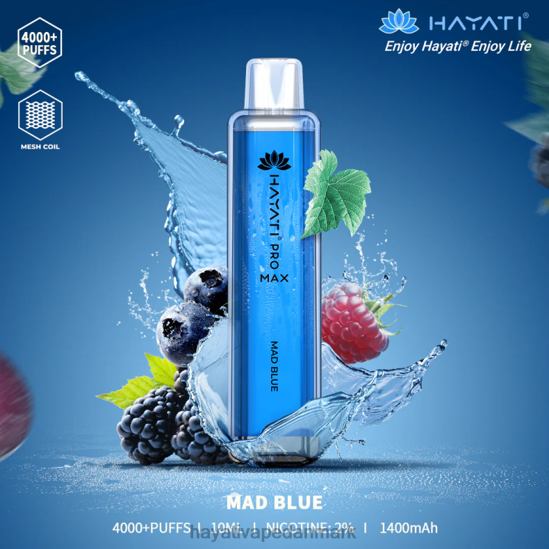 Hayati Store Deutschland | Hayati Pro Max engangs gal blå TF62V110