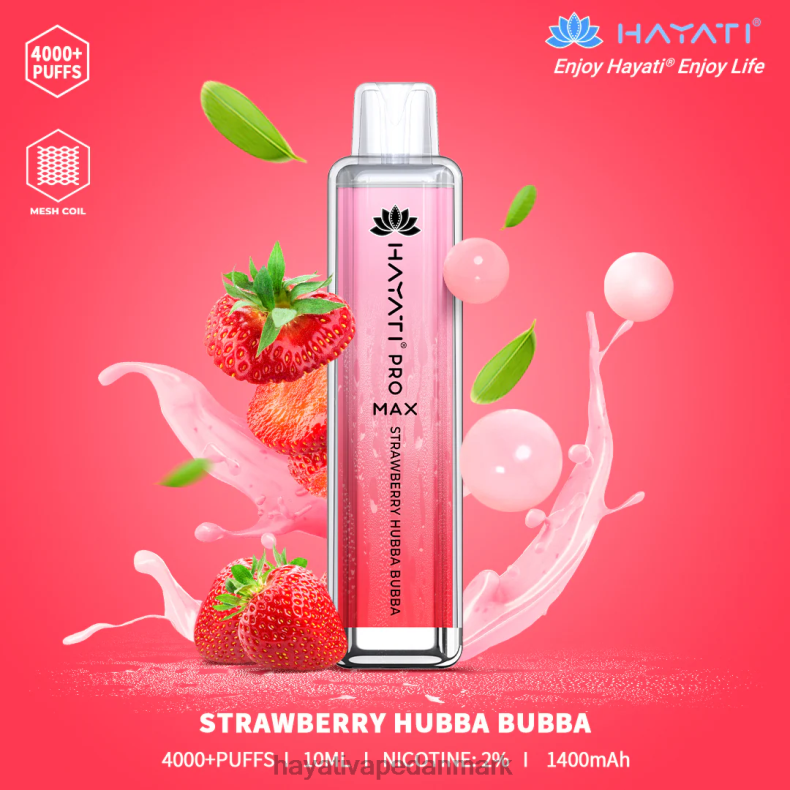 Hayati Store Deutschland | Hayati Pro Max engangs jordbær hubba bubba TF62V140