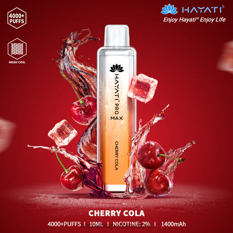 Hayati Store Deutschland | Hayati Pro Max engangs kirsebær cola TF62V100