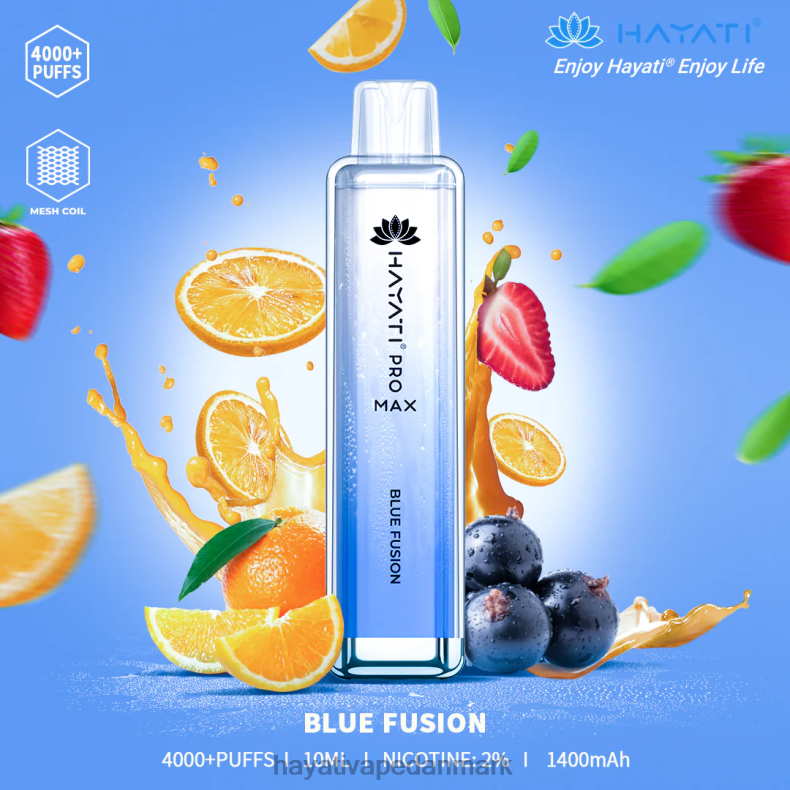 Hayati Vape Deutschland | Hayati Pro Max engangs blå fusion TF62V93