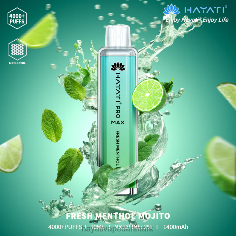 Hayati Vape Deutschland | Hayati Pro Max engangs frisk menthol mojito TF62V133