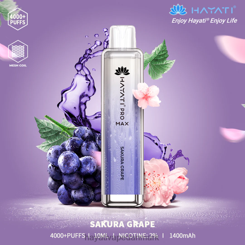 Hayati Vape Near Me | Hayati Pro Max engangs sakura drue TF62V119