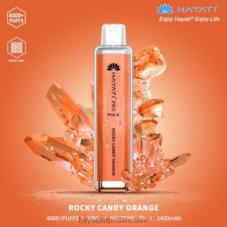 Hayati Vape Review | Hayati Pro Max engangs stenet slik appelsin TF62V118