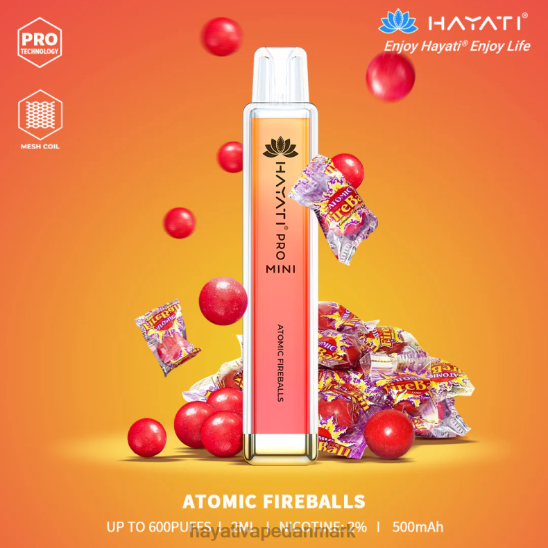 Hayati Deutschland | Hayati Pro Mini engangs atomare ildkugle TF62V1