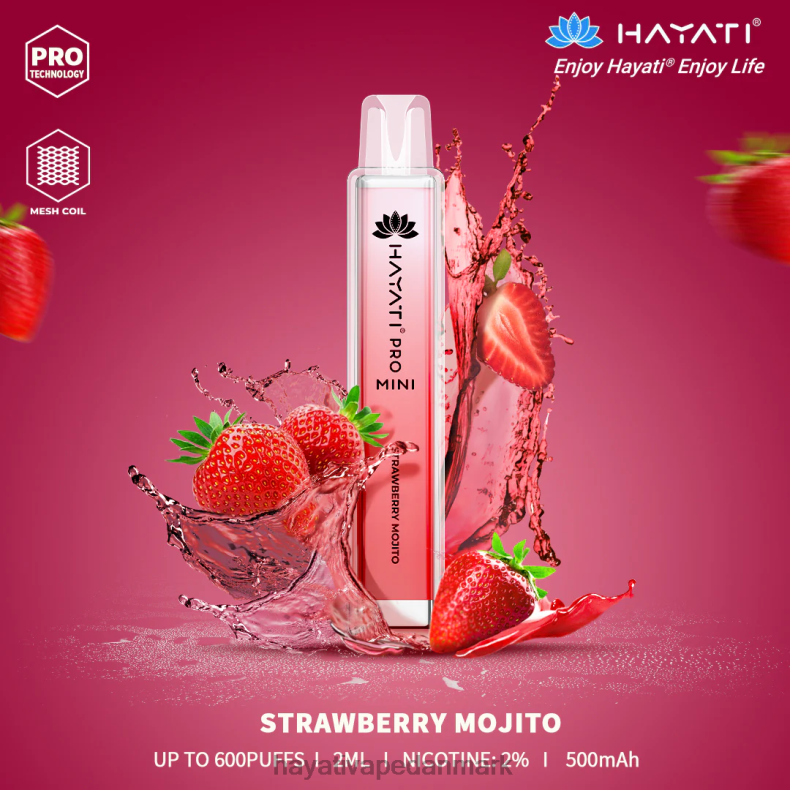 Hayati Deutschland | Hayati Pro Mini engangs jordbær mojito TF62V21