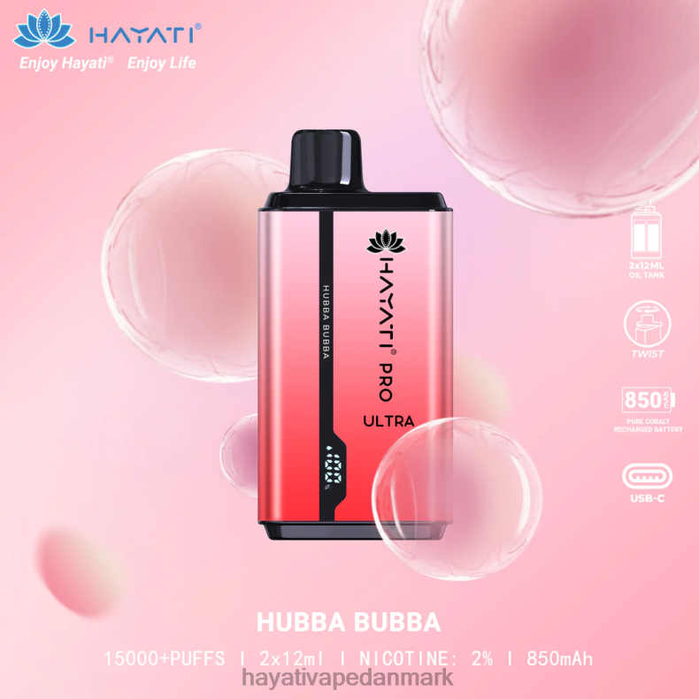 Hayati Deutschland | Hayati Pro Ultra engangs 15000 pust hubba bubba TF62V201