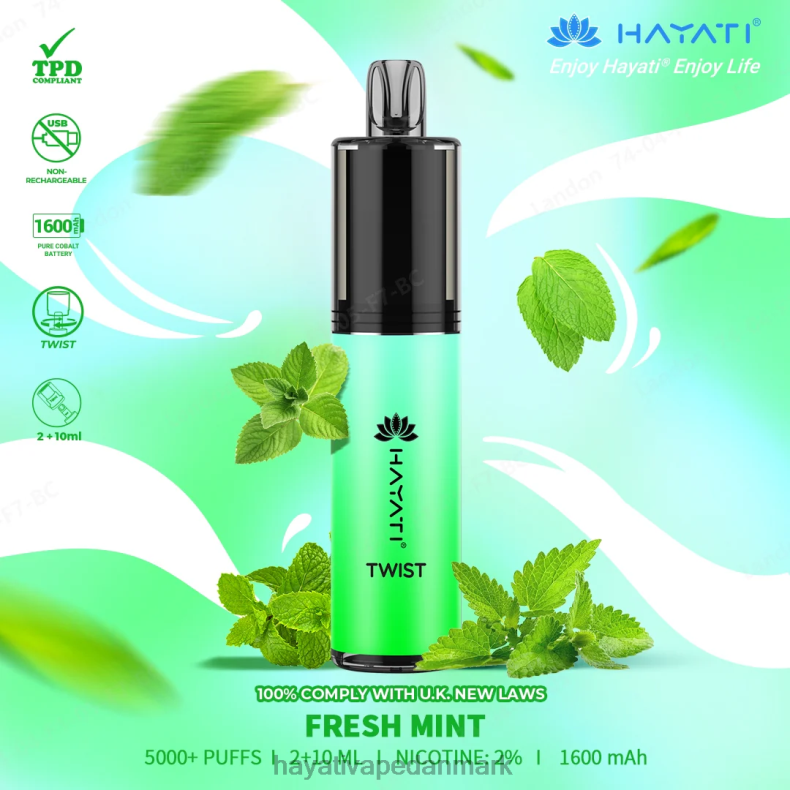 Hayati Store Deutschland | Hayati Twist engangs frisk mynte TF62V70
