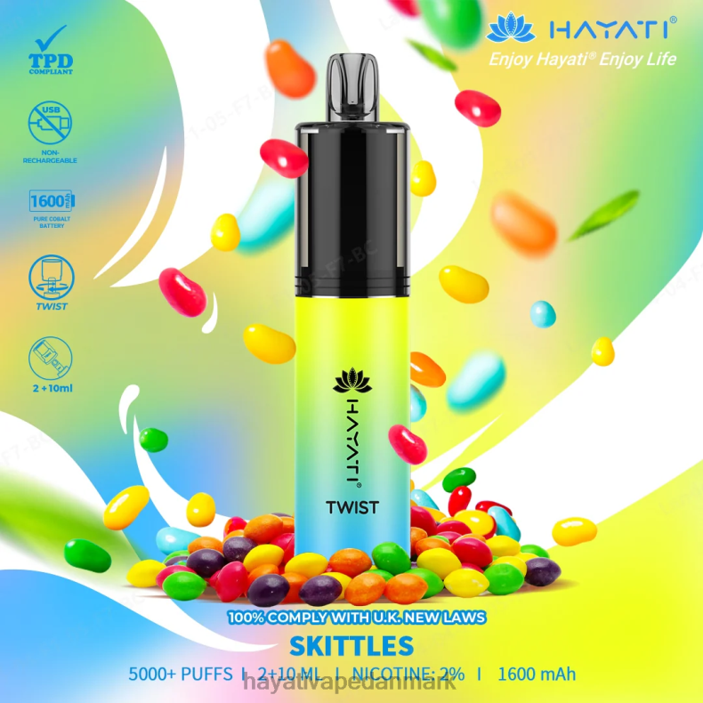 Hayati Store Deutschland | Hayati Twist engangs kegler TF62V80
