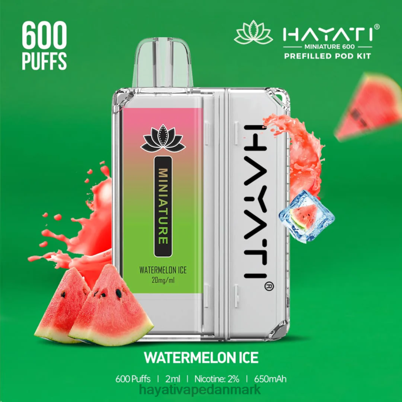 Hayati Store Deutschland | Hayati Miniature 600 pod sæt vandmelon is TF62V50