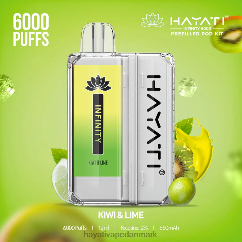 Hayati Berlin | Hayati Infinity 6000 pod-sæt kiwi og lime TF62V152